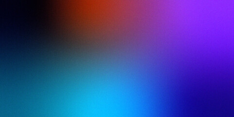 Blue purple grainy gradient vertical glowing abstract light wave on black noise texture background .Neon purple blue and orange colorful gradient background Best design for your ad, poster, bann.er	
