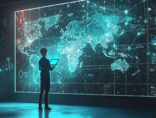 Holographic Teacher Delivering Global Distance Learning in Virtual Classroom