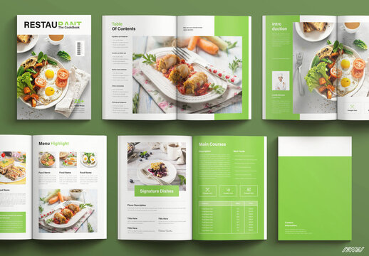 Cook Book Layout Template