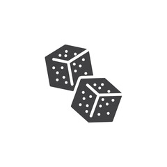 Cubes of sugar vector icon