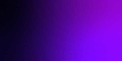 Blue purple grainy gradient vertical glowing abstract light wave on black noise texture background .Neon purple blue and mint green colorful gradient background Best design for your ad, poster, bann.	