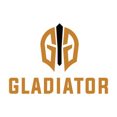 gladiator letter g logo