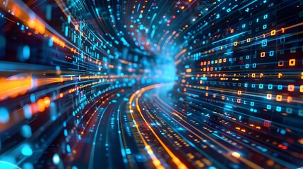 abstract background technology data transfer digital distribution
