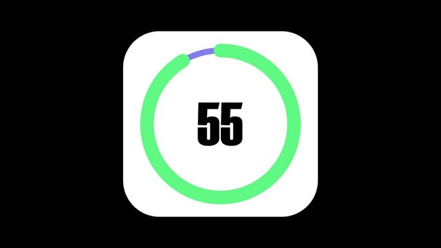 1min timer countdown 