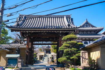 東京都江戸川区 燈明寺 山門