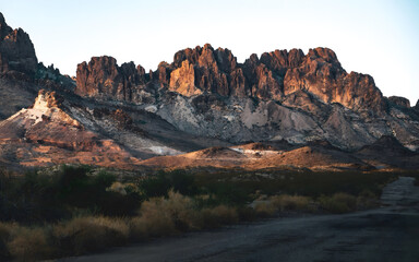 Rugged Desert Mountainscape