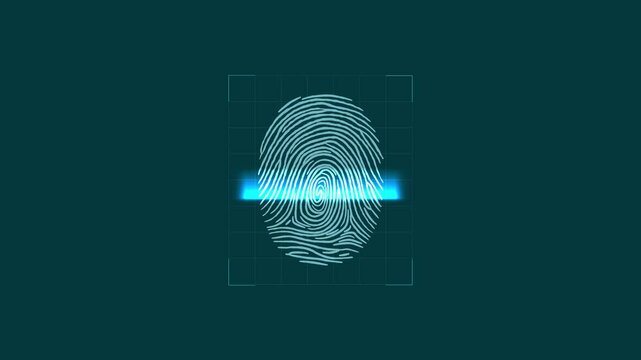 print with fingerprint security control