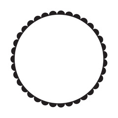 Dotted Circle Frame