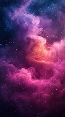 Nebula, a cosmic cloud of gas and dust, illuminates the vast expanse of space with vibrant colors