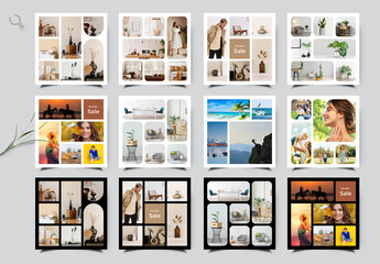 Easy Moodboards Layout For Social Media - Powered by Adobe