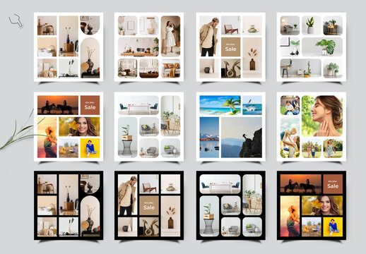 Easy Moodboards Layout For Social Media