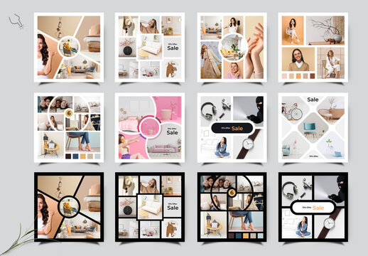 Story Moodboards for Social Media Layout