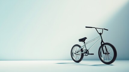 Fototapeta premium bmx bicycle white background