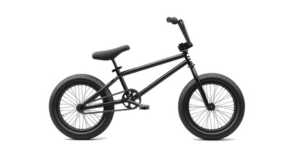 Naklejka premium bmx bicycle white background