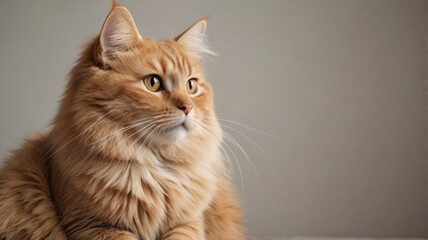 Obraz premium Majestic Ginger Cat Portrait