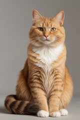 Obraz premium Cute Orange Cat 
