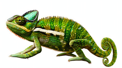 chameleon with a white accent, png