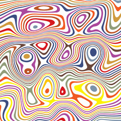 ABSTRACT ILLUSTRATION MARBLED TEXTURE LIQUIFY PSYCHEDELIC PASTEL SOFT COLORFUL DESIGN. OPTICAL ILLUSION BACKGROUND VECTOR DESIGN