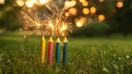 Celebration sparks biodegradable fireworks for independence day outdoor gathering festive atmosphere nature's beauty vibrant colors