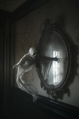 Ghost in the Mirror, Horror, Angst, Postergeist, Halloween