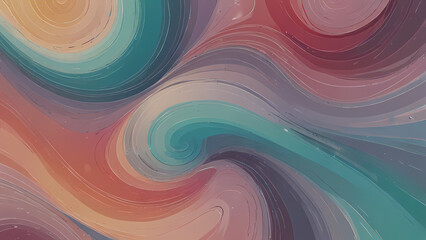 Obraz premium sleek modern abstract background featuring a swirling theme with pastel tones