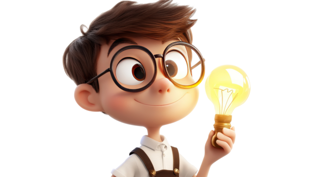 Good mood child cartoon