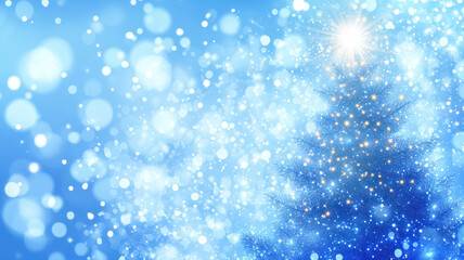 Obraz premium Blue Winter Background