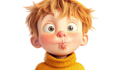 Good mood child cartoon