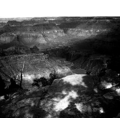 Clear Day At The Grand Canyon Arizona on Film