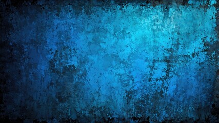 Abstract grungy blue color texture or background with space