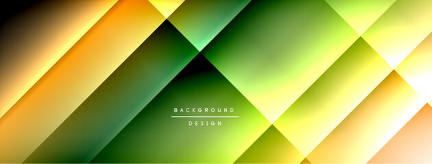 Colorful gradient with lines made of shadow and light. Creative background