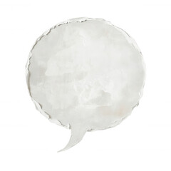 Fototapeta premium Vintage speech bubble graphic for creative design and communication projects., isolated on a transparent background.