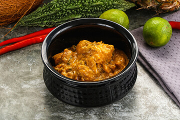 Indian cuisne - Chicken massala with sauce