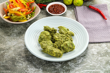 Indian cuisine - Mint chicken tikka