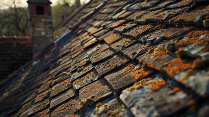 Roof Top View of a Historic Home
