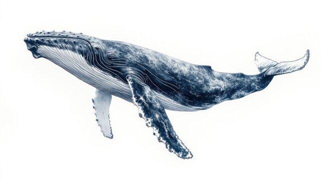 Humpback Whale Illustration