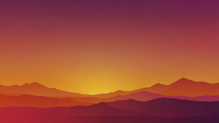 Fototapeta premium Vibrant, layered gradients of orange, yellow, and magenta, resembling sunset hues. Background\Wallpaper