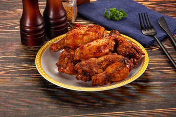 Hot and spicy Buffalo chicken wings