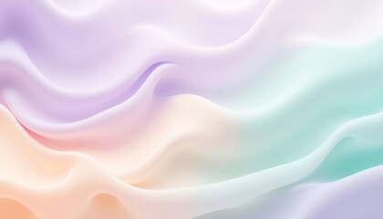 Obraz premium Swirling abstract patterns in soft pastel colors for modern design