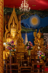 Golden buddha statue Thailand