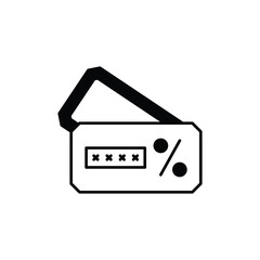 Coupon Code vector icon