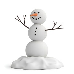 Snowman on Snow
