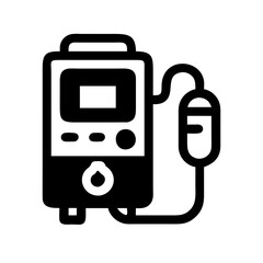 Fototapeta premium Medical Equipment Dialysis: Compact Portable Device for Home Use