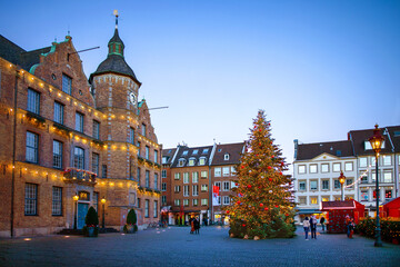 Obraz premium Weihnachtszeit in Düsseldorf
