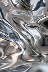 Abstract background with silver satin, luxury fabric, and silk texture perfect for festive, holiday, celebratory visuals.