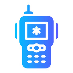 walkie talkie gradient icon