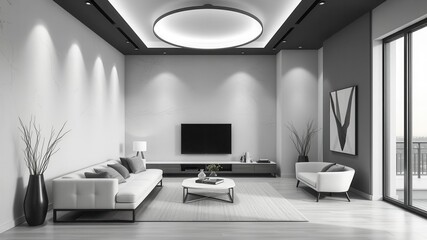 Crisp white pillow with geometric embossed pattern on a neutral background, interior design, design, contemporary