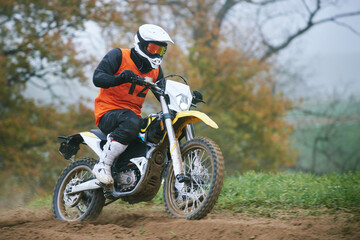 Test ride of an electric motorcycle