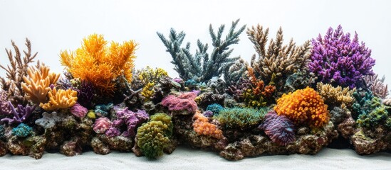 Fototapeta premium Vibrant Coral Reef Aquarium