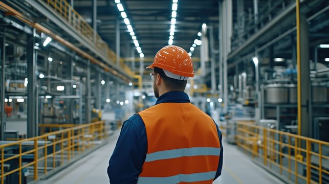 An industrial engineer optimizing workflows in a large warehouse.